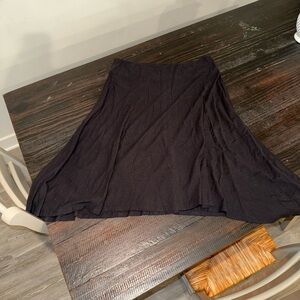 Cotton Black Women's Skirt